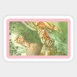 Vintage Sleeping Beauty Sticker